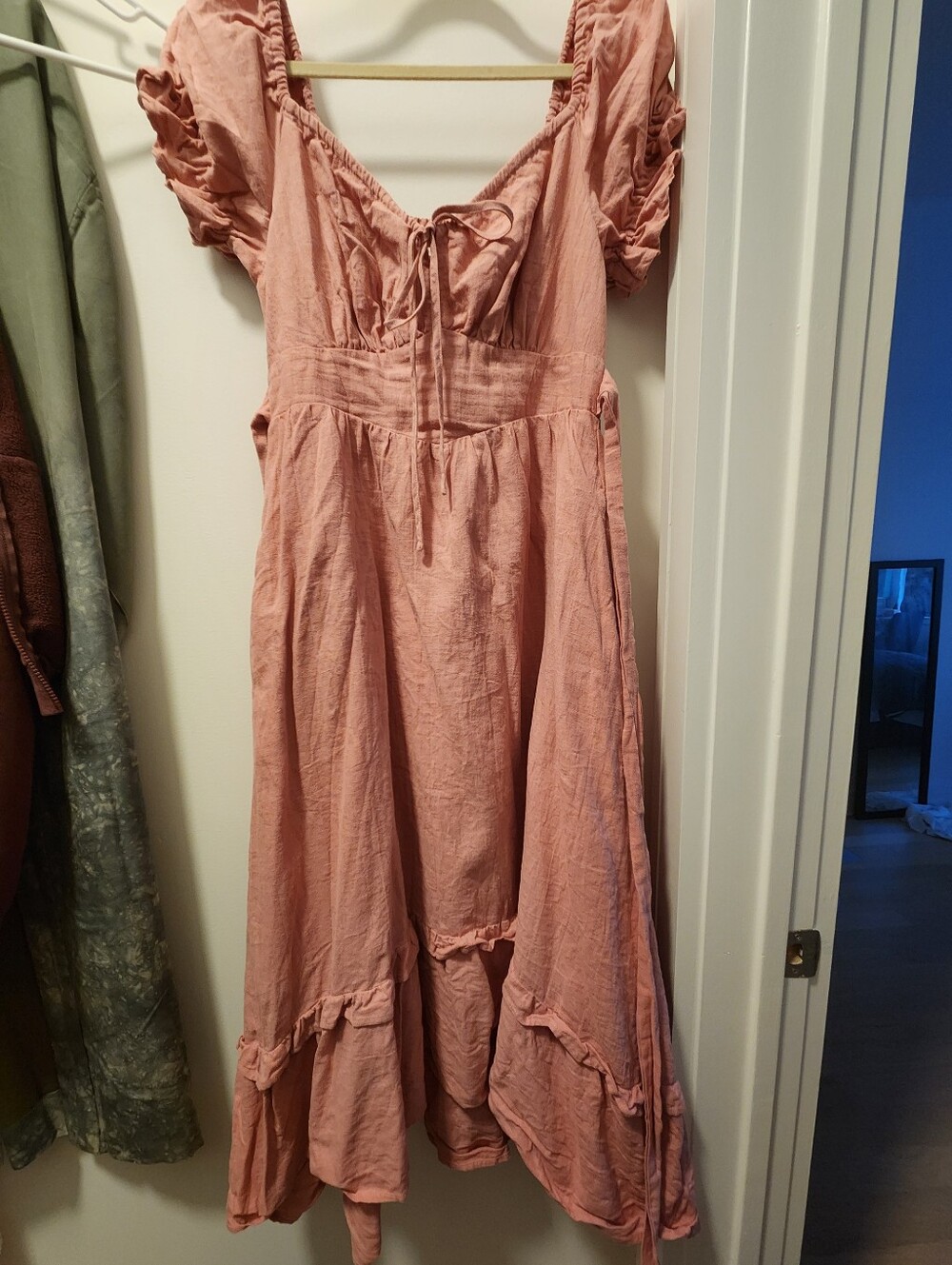 AULIEUDE PINK ASHLEY DRESS SIZE M